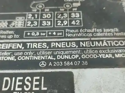 Автозапчастина б/у зовнішній пливний колпак для mercedes-benz c-class t-model (s203) c 220 cdi (203.206) посилання на oem iam a2035840738  