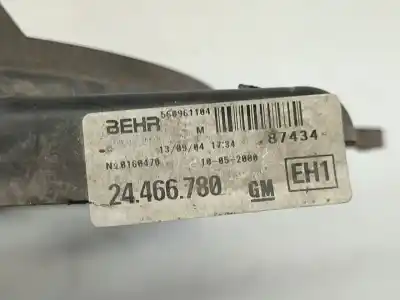 İkinci el araba yedek parçası isitma fani için opel corsa c 1.3 16v cdti cat (z 13 dt / ln9) oem iam referansları 24466780  