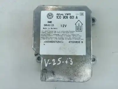 Автозапчастина б/у блок управління подушками безпеки для skoda fabia i hatchback (6y2) 1.2 gasolina 2004 5p посилання на oem iam 1c0909601a