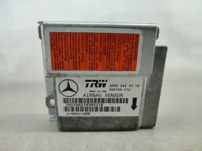 Pezzo di ricambio per auto di seconda mano centralina airbag per mercedes m-class (w163) ml 230 (163.136) riferimenti oem iam a0025422018