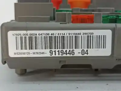 Second-hand car spare part fuse box unit for bmw 1 (e81) 118 d oem iam references 911944604  