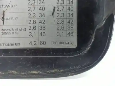 Автозапчастина б/у зовнішній пливний колпак для audi a4 b6 (8e2) 2.5 tdi посилання на oem iam 8e0010174g  