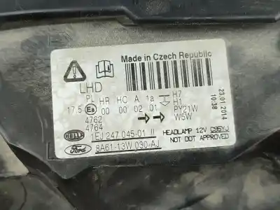 Second-hand car spare part left headlight for ford fiesta vi (cb1, ccn) 1.25 oem iam references 8a6113w030aj   Second-hand car spare part left headlight for ford fiesta vi (cb1, ccn) 1.25 oem iam references 8a6113w030aj