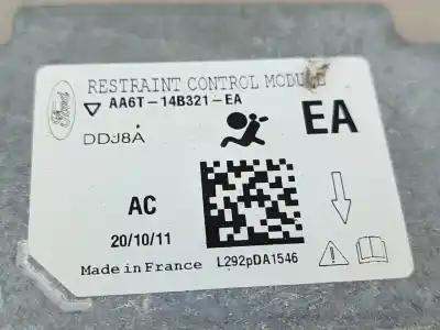 Автозапчасти б/у блок управления подушками безопасности за ford fiesta vi (cb1, ccn) 1.25 ссылки oem iam aa6t14b321ea  