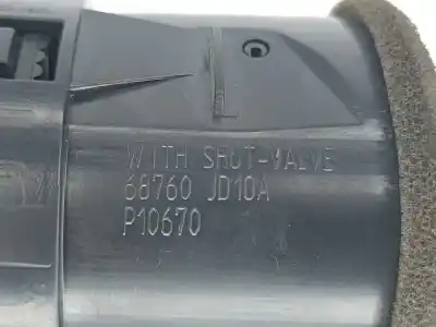 Peça sobressalente para automóvel em segunda mão grelha / difusor de ar por nissan qashqai / qashqai +2 i (j10, nj10, jj10e) 1.5 dci referências oem iam 68760jd10a  