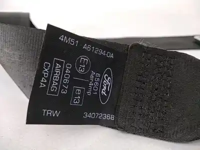 Автозапчастина б/у передній правий ремін безпеки для ford focus i (daw, dbw) 1.8 di / tddi посилання на oem iam 4m51a61294da  