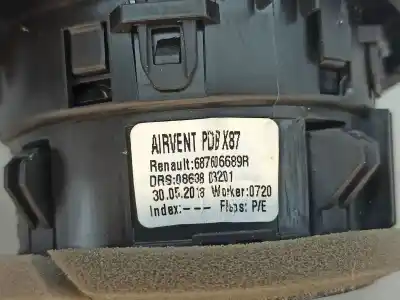 Автозапчасти б/у аэрационная решетка за renault captur i (j5_, h5_) blue dci 95 ссылки oem iam 687606689r  