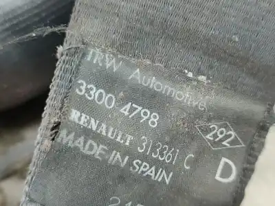 Second-hand car spare part front right seat belt for renault kangoo express (fc0/1_) d 65 1.9 (fc0e fc02 fc0j fc0n) oem iam references 33004798  