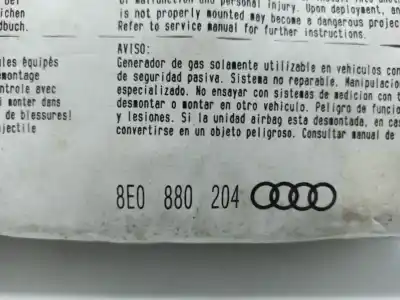 Автозапчастина б/у передня права подушка безопасности для audi a4 b6 (8e2) 2.5 tdi посилання на oem iam 8e0880204  