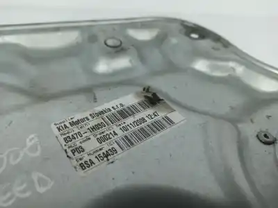 Peça sobressalente para automóvel em segunda mão elevador de vidros traseiro direito por kia ceed (ed) 4p referências oem iam 834701h030  