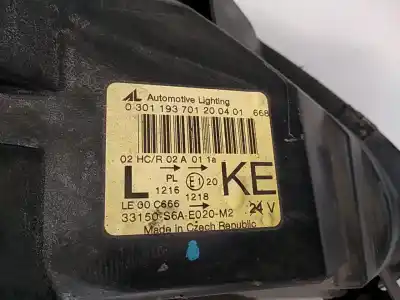 Автозапчастина б/у ліва фара для honda civic vii hatchback (eu, ep, ev) 1.6 i (ep2 eu8 eu6) посилання на oem iam   
