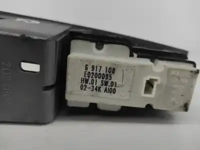 Second-hand car spare part rear right power window switch for bmw 7 (e65, e66, e67) 730 d oem iam references 6917108  