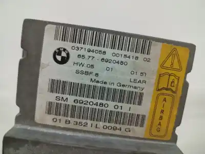 Second-hand car spare part airbag control unit for bmw 7 (e65, e66, e67) 745 i. li oem iam references 6577690480  