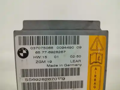 Second-hand car spare part airbag control unit for bmw 7 (e65, e66, e67) 745 i. li oem iam references 65776928267  