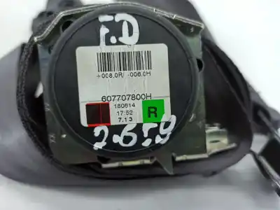 Автозапчастина б/у передній правий ремін безпеки для opel corsa e (x15) 1.4 turbo (08, 68) посилання на oem iam 607707800h  