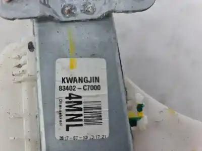 Second-hand car spare part rear right window regulator for hyundai i20 ii (gb, ib) 1.1 crdi oem iam references 83402c7000  