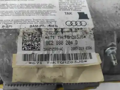 Автозапчасти б/у подушка безопасности передняя правая за audi a4 b7 (8ec) 1.9 tdi ссылки oem iam 8e2880204d  