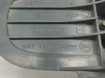 Second-hand car spare part interior left front handle for nissan note (e11, ne11) 1.5 dci oem iam references 80671axbc9u  