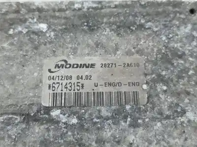 Peça sobressalente para automóvel em segunda mão intercooler por kia ceed (ed) 2.0 emotion referências oem iam 282712a610  