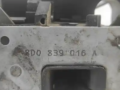 Pezzo di ricambio per auto di seconda mano serratura porta posteriore destra per audi a4 b5 (8d2) 1.9 tdi riferimenti oem iam 8d0839016a  
