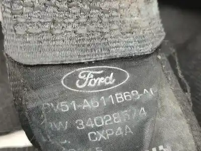 Автозапчастина б/у задній правий ремін безпеки для ford fiesta vi (cb1, ccn) 1.4 tdci посилання на oem iam 8v51a611b68ag  