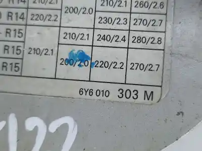 Автозапчастина б/у зовнішній пливний колпак для skoda fabia i (6y2) 1.4 16v посилання на oem iam 6y6809857  