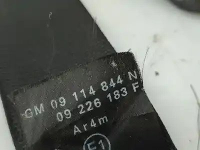 Автозапчастина б/у задній правий ремін безпеки для opel corsa c (x01) 1.2 (f08, f68) посилання на oem iam 09114844n  