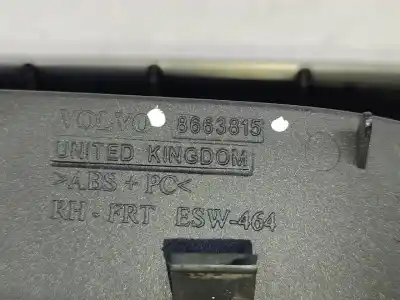 Peça sobressalente para automóvel em segunda mão botão / interruptor elevador vidro dianteiro direito por volvo s40 ii (ms) 1.6 d gasóleo 2006 4p referências oem iam 8663815  