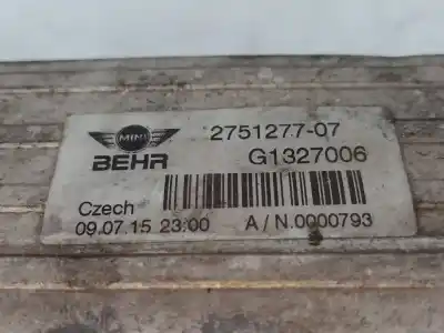 Second-hand car spare part intercooler for mini mini clubman (r55) cooper d oem iam references 275127707  