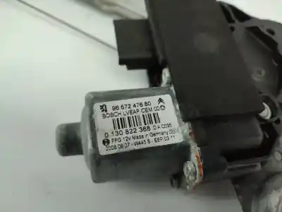 Автозапчастина б/у регулятор вікна передній лівий для peugeot 308 sw i (4e_, 4h_) 1.6 hdi посилання на oem iam 9657247680  