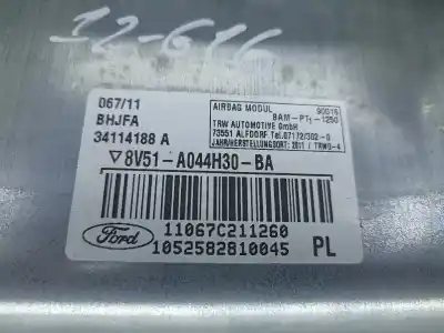 Автозапчастина б/у передня права подушка безопасности для ford fiesta vi (cb1, ccn) 1.4 tdci посилання на oem iam 8v51a044h30ba  