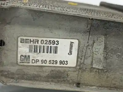 Second-hand car spare part intercooler for opel omega b (v94) 2.5 td (f69 m69 p69) oem iam references 90529903  