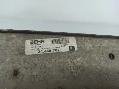 Tweedehands auto-onderdeel intercooler voor opel corsa c 1.3 16v cdti cat (z 13 dt / ln9) oem iam-referenties 24466787  