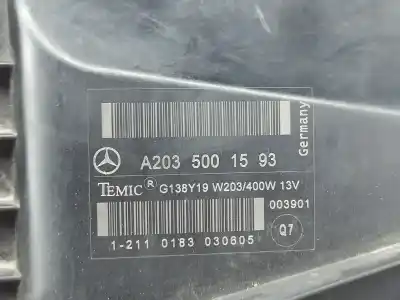 Автозапчастина б/у вентилятор опалення для mercedes-benz c-class t-model (s203) c 220 cdi (203.208) посилання на oem iam a2035001593  
