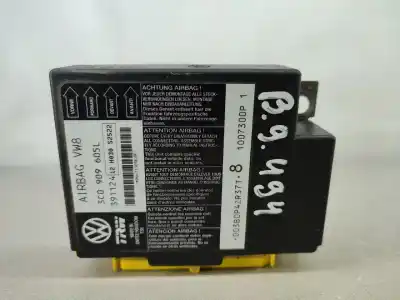 Peça sobressalente para automóvel em segunda mão centralina de airbag por seat leon (1p1) 2.0 tfsi referências oem iam 3c0909605l