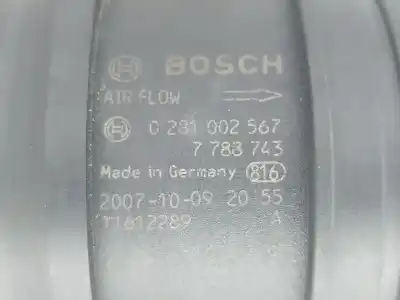 Second-hand car spare part flowmeter for bmw 3 touring (e91) 320 d oem iam references 0281002567  