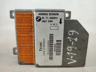 Peça sobressalente para automóvel em segunda mão centralina de airbag por bmw 5 (e39) 525 tds referências oem iam 65778362072
