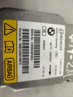 Second-hand car spare part airbag control unit for bmw 3 (e46) 320 d oem iam references 6905491  