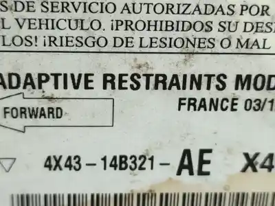 Автозапчастина б/у блок управління подушками безпеки для jaguar x-type i (x400) 2.0 d посилання на oem iam 4x4314b321ae  