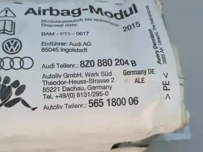 Автозапчастина б/у передня права подушка безопасности для audi a2 (8z0) 1.4 tdi посилання на oem iam 8z0880204b  