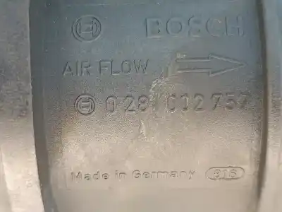 Автозапчастина б/у витратомір повітря для audi a3 (8l1) 1.9 tdi посилання на oem iam 0281002757  