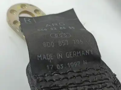 Second-hand car spare part front right seat belt for audi a4 b5 avant (8d5) 1.9 tdi oem iam references 8d0857706  