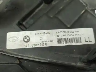 Second-hand car spare part left headlight for bmw 3 touring (e91) 320 d oem iam references 6942747  