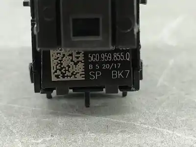 Peça sobressalente para automóvel em segunda mão botão / interruptor elevador vidro traseiro direito por seat leon st (5f8) 1.6 tdi referências oem iam 5g0959855q  