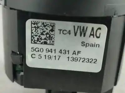 Second-hand car spare part headlights switch for seat leon st (5f8) 1.6 tdi oem iam references 5g0941431af  