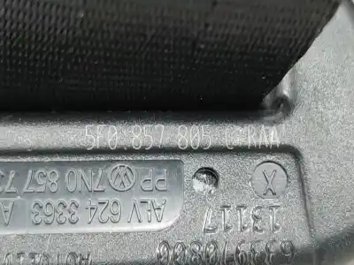 Peça sobressalente para automóvel em segunda mão cinto de segurança traseiro direito por seat leon st (5f8) 1.6 tdi referências oem iam 5f0857805c  