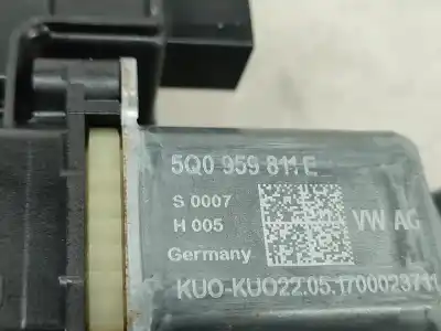 Second-hand car spare part rear left window regulator for seat leon st (5f8) 1.6 tdi oem iam references 5q0959811e  