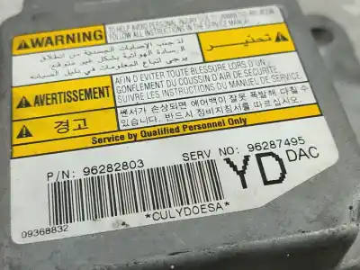 Second-hand car spare part airbag control unit for daewoo tacuma 2.0 cat oem iam references 96287495  