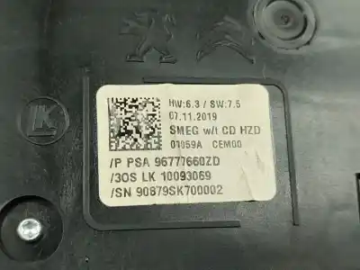 Автозапчасти б/у предупреждение за peugeot 308 sw ii (lc_, lj_, lr_, lx_, l4_) 1.5 bluehdi 130 ссылки oem iam   