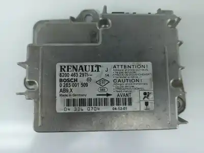 Second-hand car spare part airbag control unit for renault modus / grand modus (f/jp0_) 1.2 (jp0c jp0k fp0c fp0k fp0p jp0p jp0t) oem iam references 8200463297